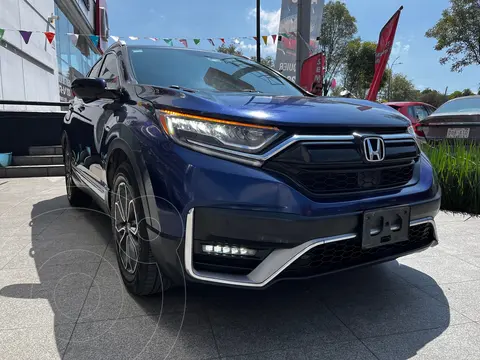 Honda CR-V Touring usado (2021) color Azul financiado en mensualidades(enganche $204,820 mensualidades desde $8,618)