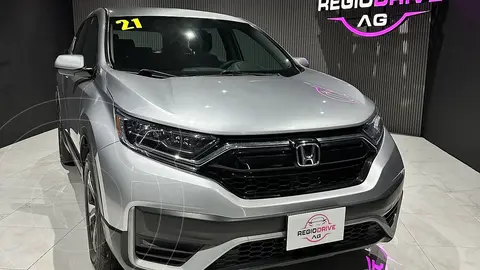 Honda CR-V Turbo usado (2021) color Plata Lunar financiado en mensualidades(enganche $109,800 mensualidades desde $13,100)