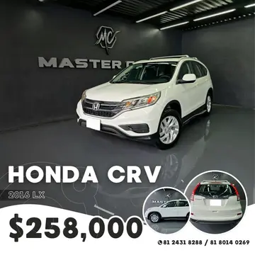 Honda CR-V LX usado (2016) color Blanco precio $258,000