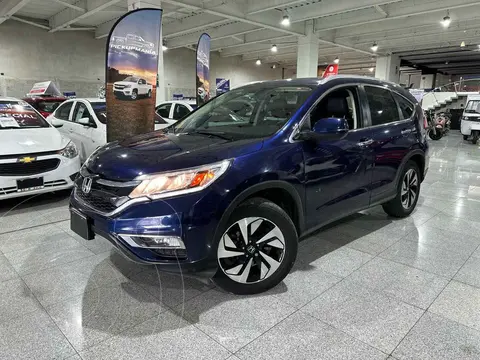 Honda CR-V EX 2.4L (156Hp) usado (2015) color Azul financiado en mensualidades(enganche $81,723 mensualidades desde $6,252)