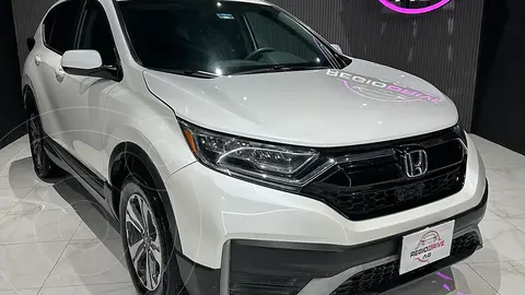 Honda CR-V Turbo usado (2020) color Blanco Platinado financiado en mensualidades(enganche $84,980 mensualidades desde $10,160)