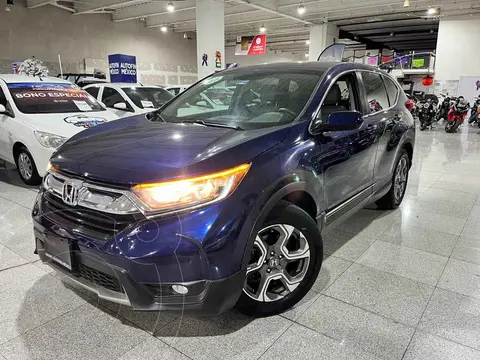 Honda CR-V Turbo Plus usado (2017) color Azul financiado en mensualidades(enganche $95,102 mensualidades desde $7,275)