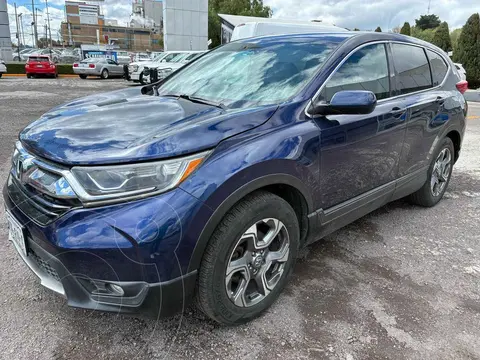 Honda CR-V Turbo Plus usado (2018) color Azul financiado en mensualidades(enganche $70,560 mensualidades desde $7,698)