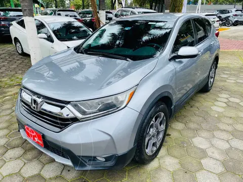 Honda CR-V Turbo Plus usado (2019) color Plata financiado en mensualidades(enganche $106,694 mensualidades desde $9,477)