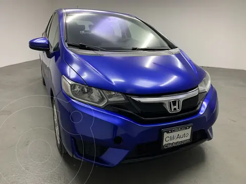 Honda Fit Fun 1.5L usado (2017) color Azul financiado en mensualidades(enganche $36,000 mensualidades desde $6,500)