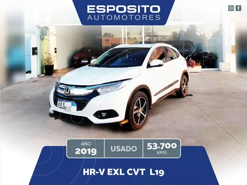 Honda HR-V HR-V 1.8 EX  CVT              L/19 usado (2019) color Blanco precio $32.890.000