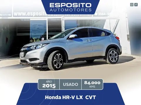 Honda HR-V HR-V 1.8 LX  CVT usado (2015) color Gris precio $17.900.000
