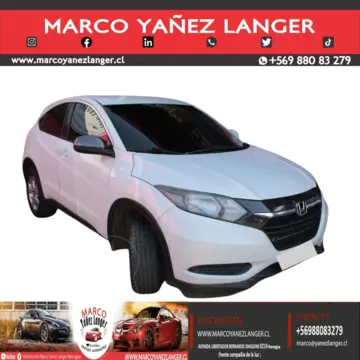 Honda HR-V 1.8L EX Aut usado (2017) color Blanco precio $11.990.000