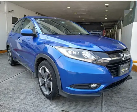 Honda HR-V Touring Aut usado (2018) color Azul Electrico financiado en mensualidades(enganche $110,700 mensualidades desde $8,759)