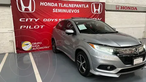 Honda HR-V Touring usado (2021) color plateado precio $477,000
