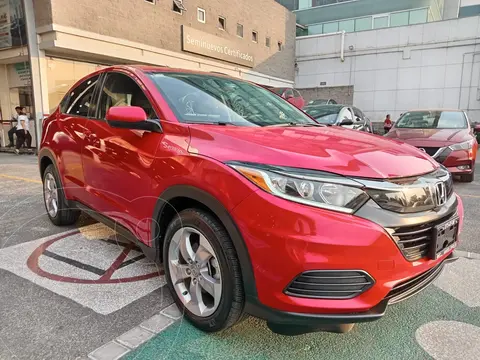 Honda HR-V Prime usado (2021) color Rojo financiado en mensualidades(enganche $76,000 mensualidades desde $7,347)