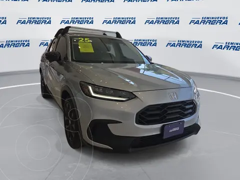 Honda HR-V Sport usado (2025) color plateado financiado en mensualidades(enganche $132,235 mensualidades desde $10,968)