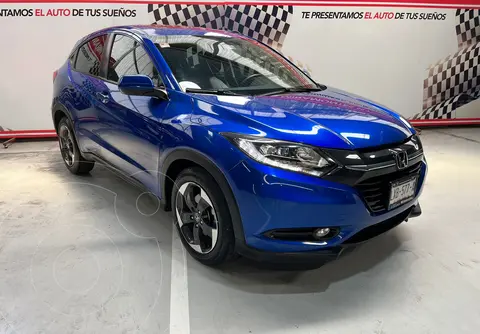 Honda HR-V Touring Aut usado (2018) color Azul Electrico financiado en mensualidades(enganche $37,500 mensualidades desde $10,633)