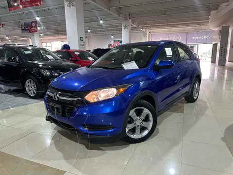 Honda HR-V Uniq Aut usado (2018) color Azul financiado en mensualidades(enganche $73,725 mensualidades desde $4,350)