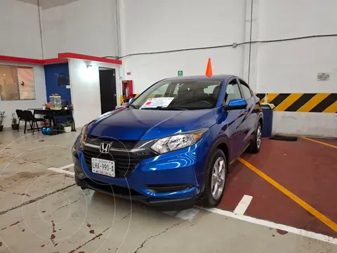 Honda HR-V Uniq Aut usado (2018) color Azul financiado en mensualidades(enganche $84,500 mensualidades desde $6,850)