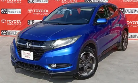 Honda HR-V Touring Aut usado (2018) color Azul financiado en mensualidades(enganche $39,700)