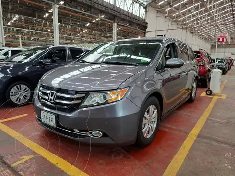 Honda Odyssey EXL usado (2014) color Gris Humo financiado en mensualidades(enganche $67,000 mensualidades desde $6,000)