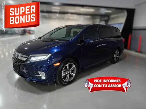 Honda Odyssey Touring usado (2019) color Azul financiado en mensualidades(enganche $199,493 mensualidades desde $9,061)