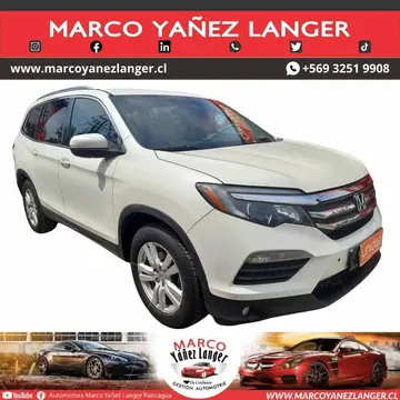 Honda Pilot 3.5L EX Aut 4x2 usado (2017) color Blanco precio $15.000.000