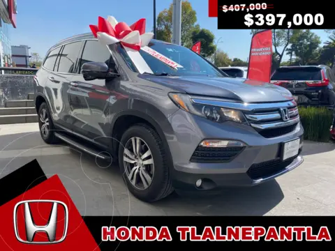 Honda Pilot Touring usado (2016) color plateado precio $396,900