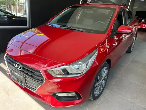 Hyundai Accent Sedan GL Mid usado (2019) color Rojo financiado en mensualidades(enganche $61,312 mensualidades desde $4,689)