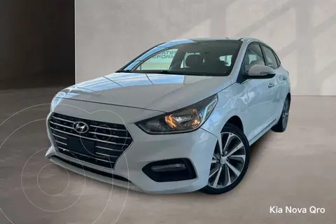 Hyundai Accent Sedan GLS Aut usado (2019) color Blanco financiado en mensualidades(enganche $59,950 mensualidades desde $5,146)