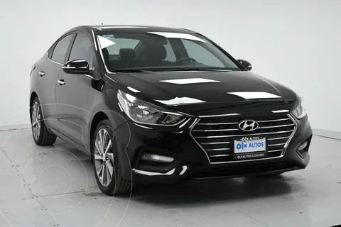 Hyundai Accent Sedan GLS Aut usado (2019) color Negro financiado en mensualidades(enganche $56,480 mensualidades desde $4,443)