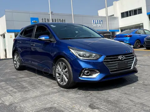 Hyundai Accent GLS Aut usado (2022) color Azul financiado en mensualidades(enganche $93,090 mensualidades desde $6,202)