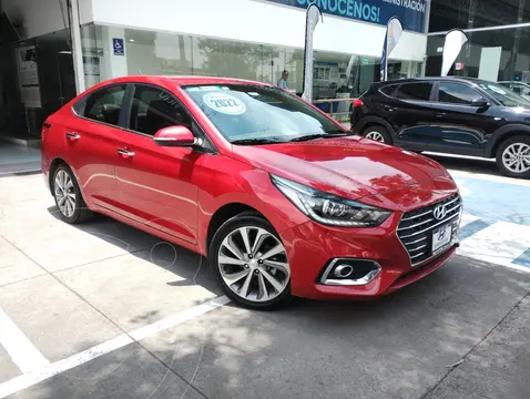 Hyundai Accent GLS Aut usado (2022) color Rojo precio $290,000