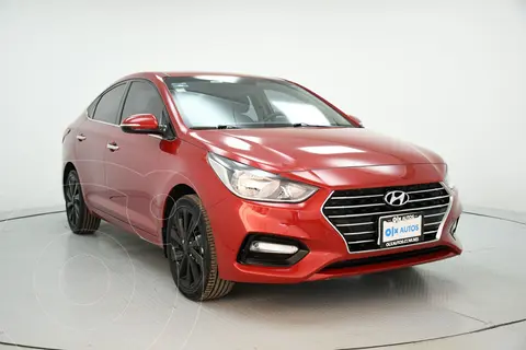 Hyundai Accent HB GLS Aut usado (2020) color Rojo financiado en mensualidades(enganche $60,240 mensualidades desde $4,739)