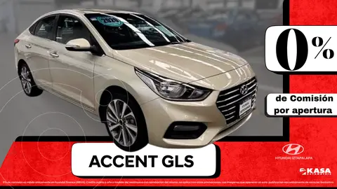 Hyundai Accent HB GLS Aut usado (2020) color Beige precio $245,000