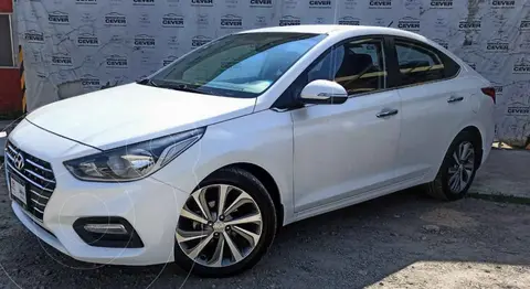 Hyundai Accent HB GLS Aut usado (2018) color Blanco financiado en mensualidades(enganche $66,225 mensualidades desde $6,457)