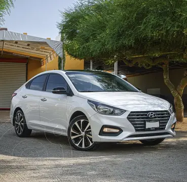 Hyundai Accent GLS Aut usado (2019) color Blanco precio $260,000