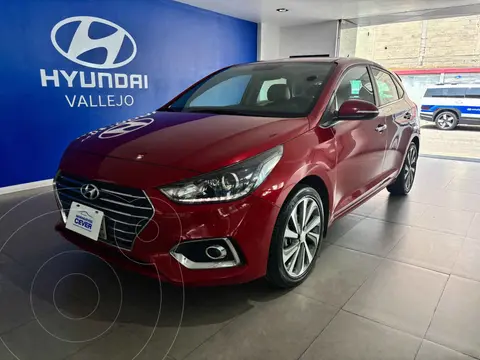 Hyundai Accent GLS Aut usado (2022) color Rojo financiado en mensualidades(enganche $79,281 mensualidades desde $6,901)