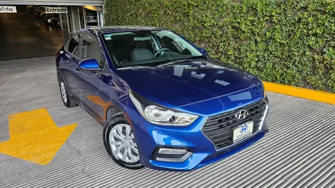 Hyundai Accent GL Aut usado (2022) color Azul precio $269,900