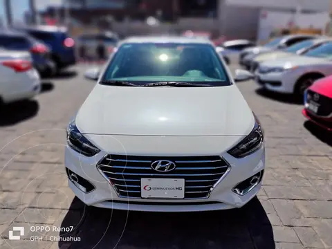 Hyundai Accent HB GLS Aut usado (2022) color Blanco precio $338,000