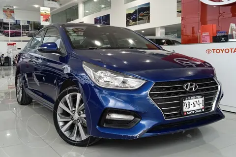 Hyundai Accent HB GLS Aut usado (2018) color Azul precio $245,000