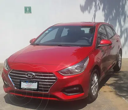 Hyundai Accent HB GL Mid usado (2018) color Rojo financiado en mensualidades(enganche $56,250 mensualidades desde $4,113)