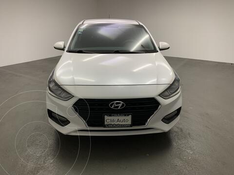 Hyundai Accent HB GL usado (2019) color Blanco financiado en mensualidades(enganche $52,000 mensualidades desde $5,800)