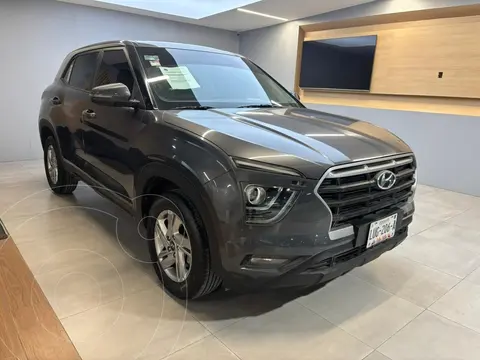 Hyundai Creta Grand GLS Premium usado (2023) color Gris Oscuro financiado en mensualidades(enganche $133,760 mensualidades desde $5,628)