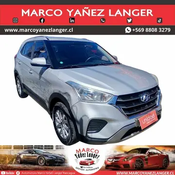 Hyundai Creta 1.5L Value Aut usado (2019) color Gris precio $10.900.000