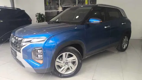 Hyundai Creta GLS Premium usado (2024) color Azul financiado en mensualidades(enganche $90,200 mensualidades desde $8,898)