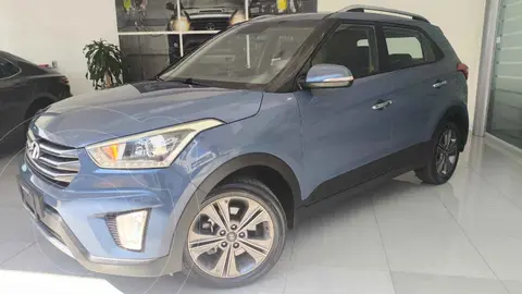 Hyundai Creta GLS Aut usado (2018) color Azul financiado en mensualidades(enganche $55,000 mensualidades desde $5,426)