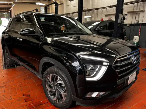 Hyundai Creta Limited Turbo usado (2023) color Negro financiado en mensualidades(enganche $160,930 mensualidades desde $6,914)