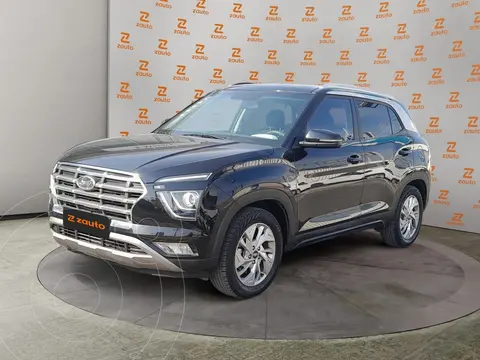 Hyundai Creta GLS IVT usado (2021) color Negro financiado en mensualidades(enganche $68,200 mensualidades desde $8,198)