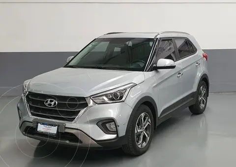 Hyundai Creta Limited Turbo usado (2019) color plateado financiado en mensualidades(enganche $83,750 mensualidades desde $6,124)
