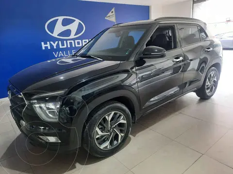 Hyundai Creta Limited Turbo usado (2022) color Negro financiado en mensualidades(enganche $106,250 mensualidades desde $7,770)