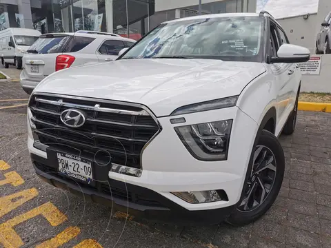 Hyundai Creta Limited Turbo usado (2022) color Blanco financiado en mensualidades(enganche $113,750 mensualidades desde $9,784)