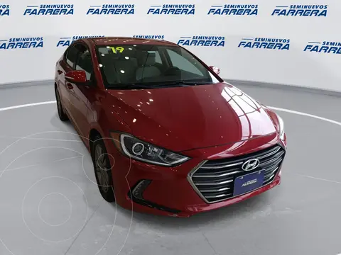 Hyundai Elantra GLS Premium Aut usado (2018) color Rojo financiado en mensualidades(enganche $52,735 mensualidades desde $4,374)