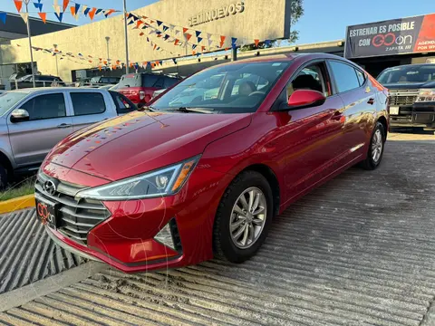 Hyundai Elantra GLS Aut usado (2019) color Rojo financiado en mensualidades(enganche $74,938 mensualidades desde $5,730)